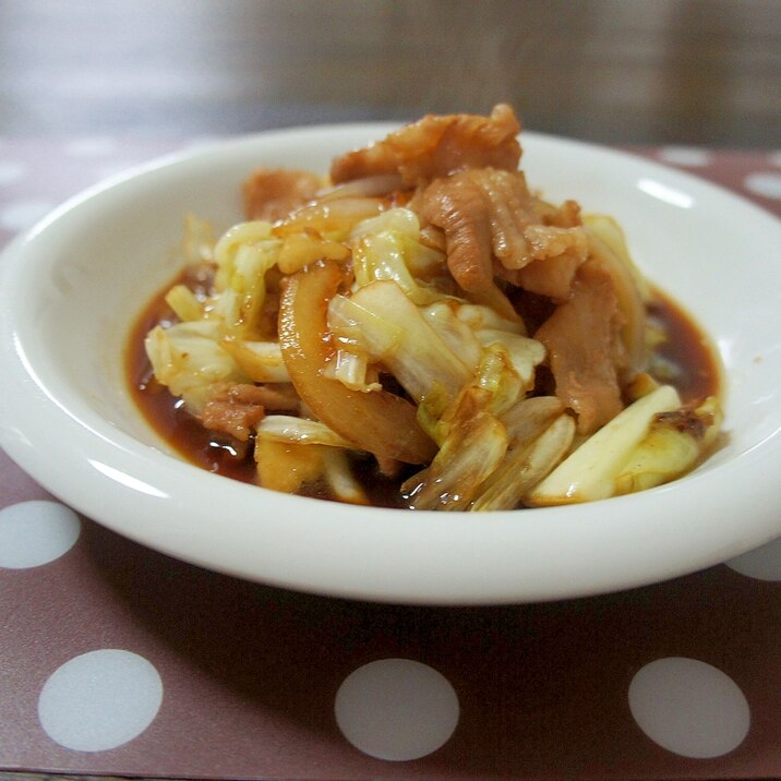 がっつり系の野菜炒め